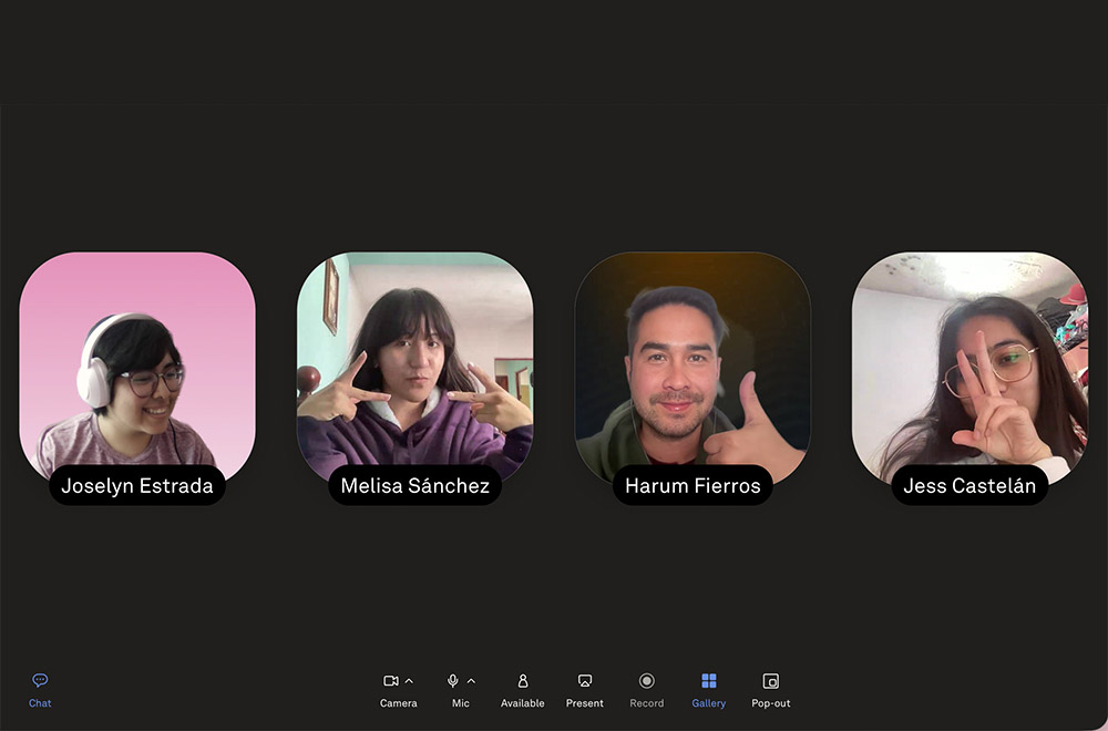 Reunión del equipo creativo