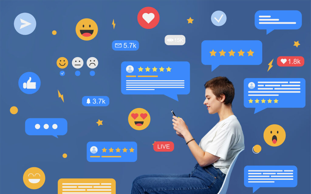 Comprador digital en redes sociales